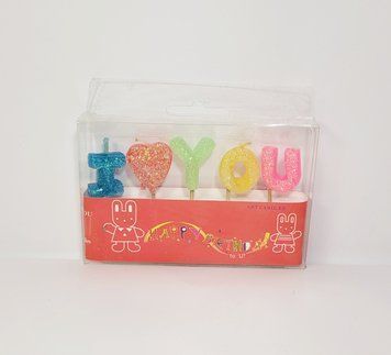 Свічки в торт I love you - фото