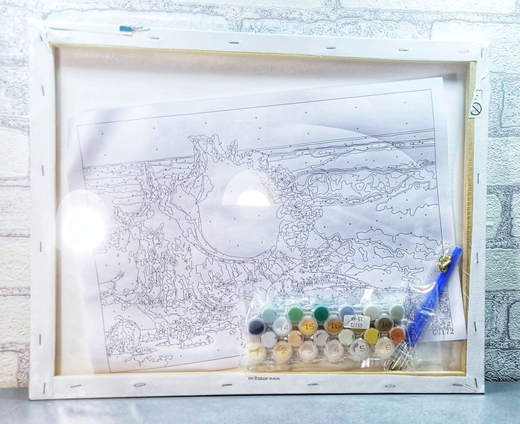 Картина за номерами Морські дари Strateg 40х50см GS172 GS172 фото