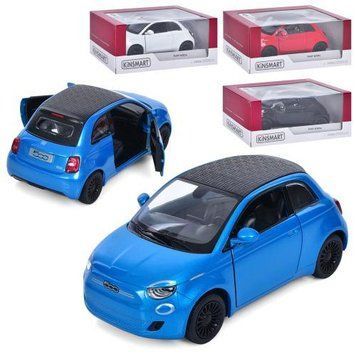 Машинка металева Kinsmart KT5440W "FIAT 500e" KT5440W фото