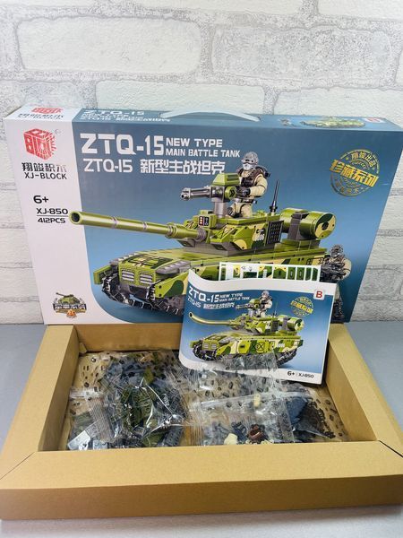 Конструктор &laquo;Танк ZTQ-15&raquo;, 412 деталей XJ-850 фото