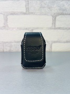 Футляр для запальнички Zippo Classic, шкіряний, чорний 2776740504 фото