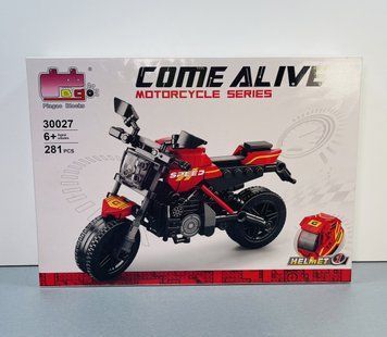Конструктор-блоки &laquo;Мотоцикл Speed&raquo; (арт. 30027, 281 деталь) 30027 фото