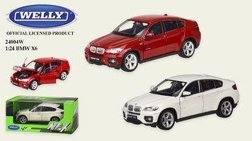 Машина металева 24004W "WELLY" 1:24 "BMW X6" 24004W фото