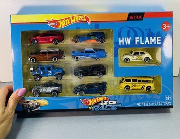 Набір машинок Hot Wheels HW Flame (10 шт.) HC8802-3 фото