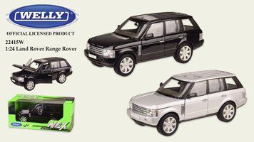 Машина металева 22415W "WELLY"1:24 "LAND ROVER RANGE ROVER"(в наявності сірого кольору!!!) 22415W фото