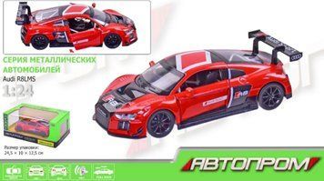 Машина Автопром 1:24 "AUDI R8 LMS", світло,звук, метал, арт.68262А 68262А фото