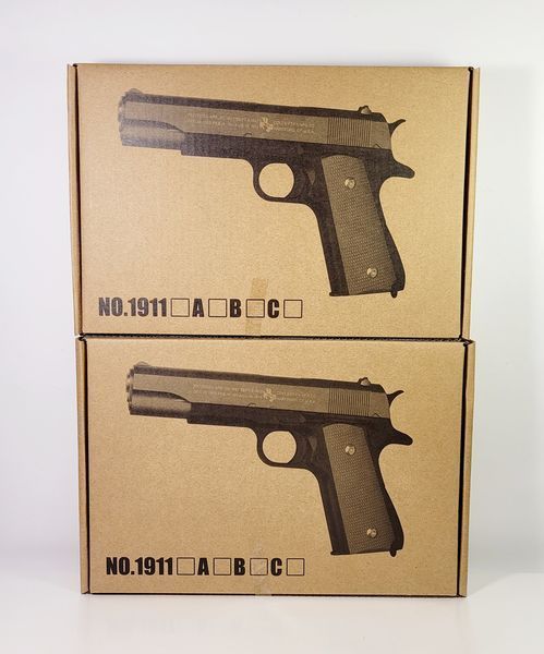 Пістолет металевий сріблястий у коробці 1911А 1911А фото