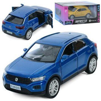 Машинка металева АвтоСвіт, Volkswagen T-Roc 2018 AS-3115 фото