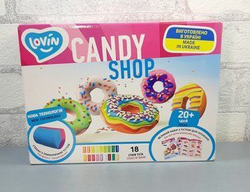 Набір для ліплення з тістом Candy shop TM Lovin ОКТО, Пончики 41192 фото